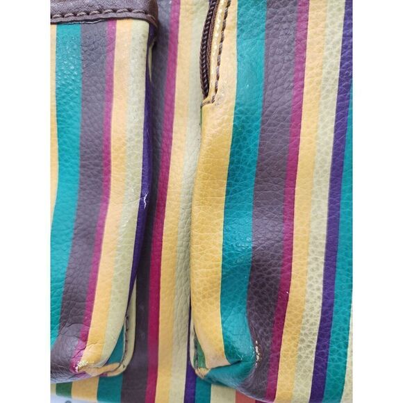 Vintage Relic Striped Shoulder Bag With Adjustable Strap - Picture 7 of 10